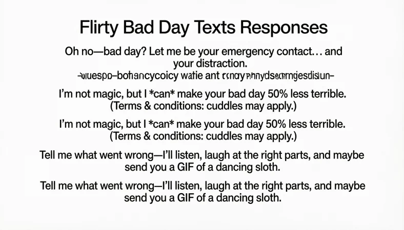 Flirty Responses