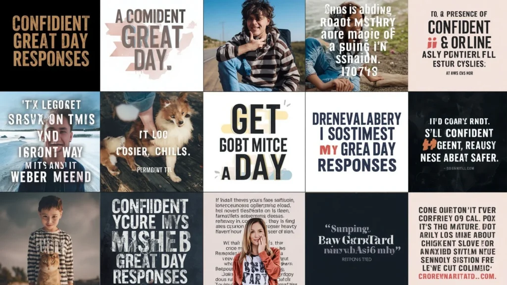 Confident Responses