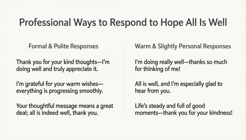Professional Responses
