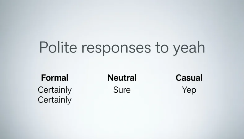 Polite Responses