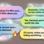 Are You Sure Responses