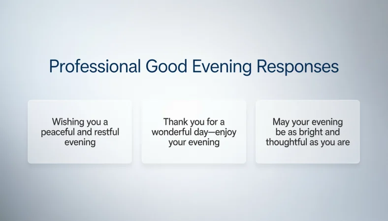 Professional Responses