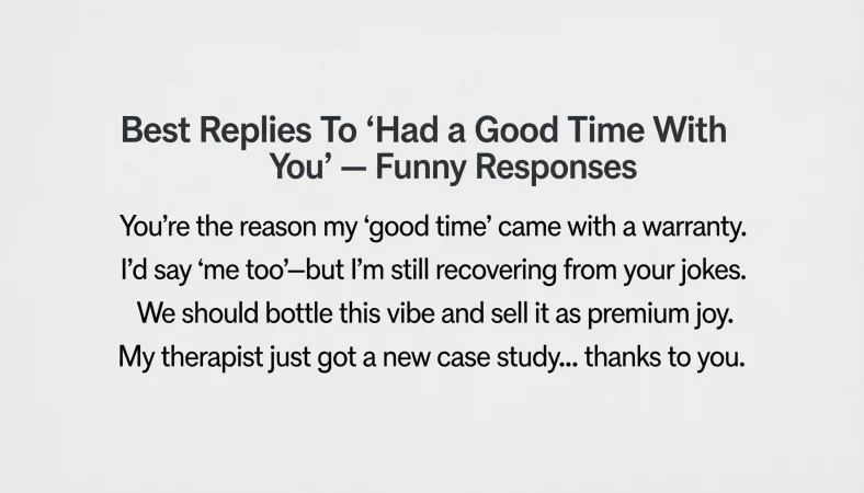 Funny Responses