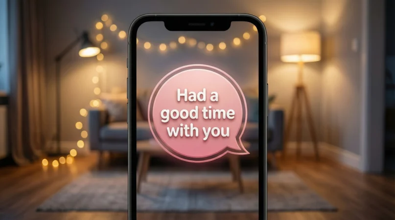 replies to had a good time with you