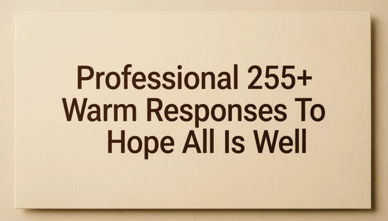 Professional Responses