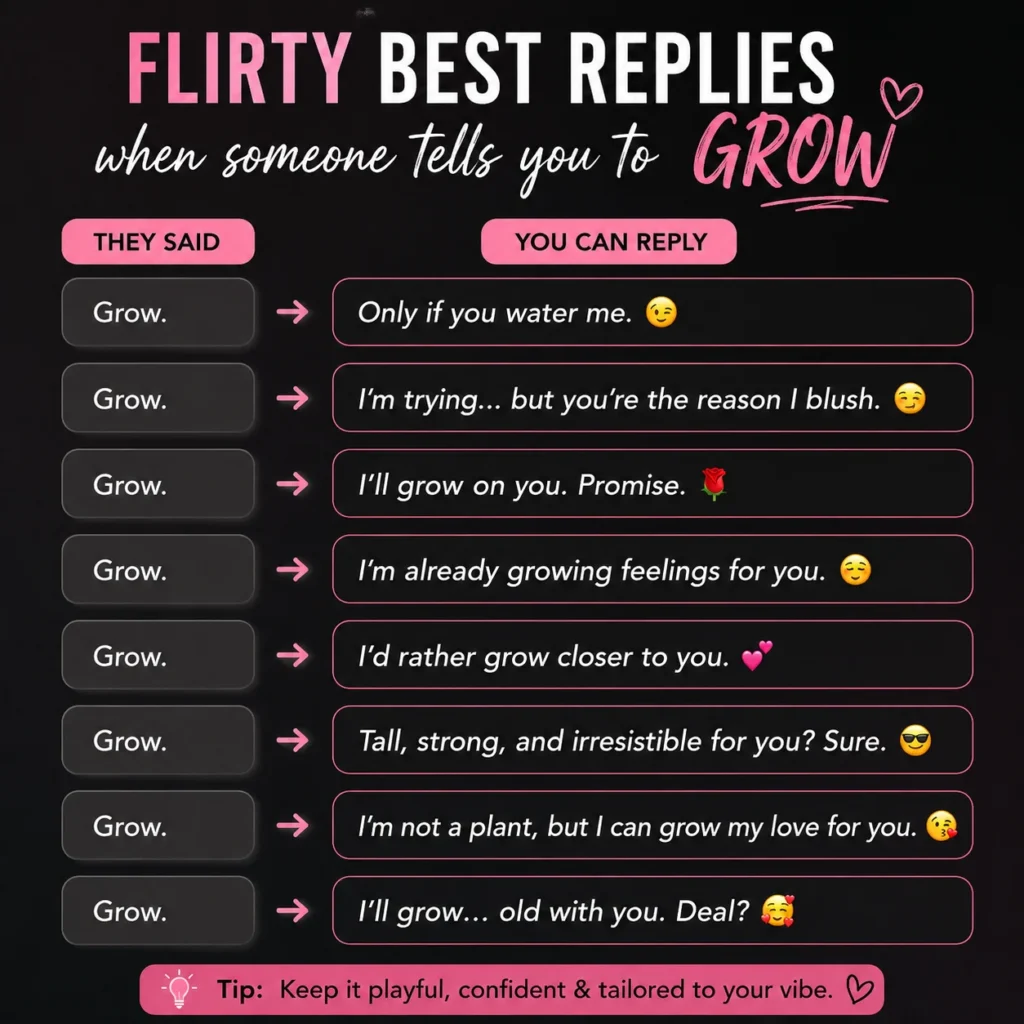 Flirty Responses