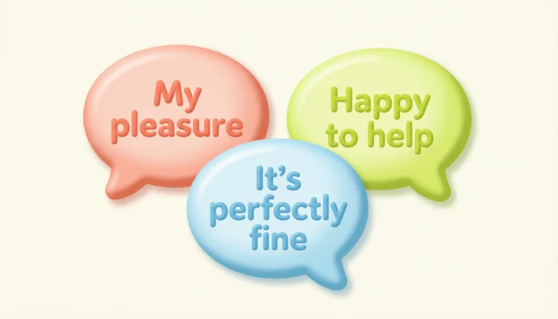 Formal Ways to Say No Worries Responses