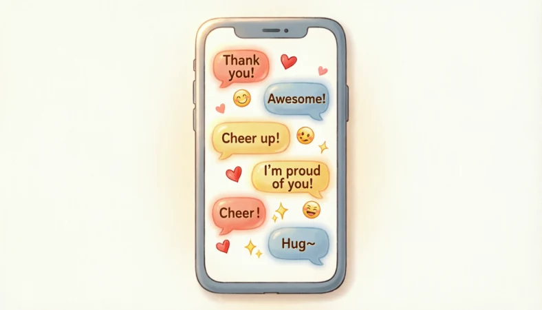 sweet positive messages responses