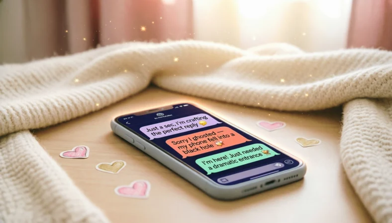 use getting back to me with real life example responses