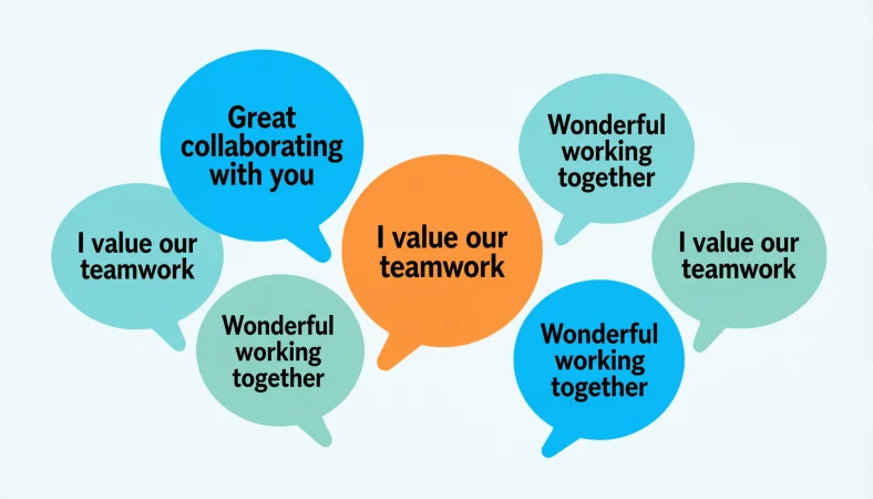 ways to say its a pleasure working with