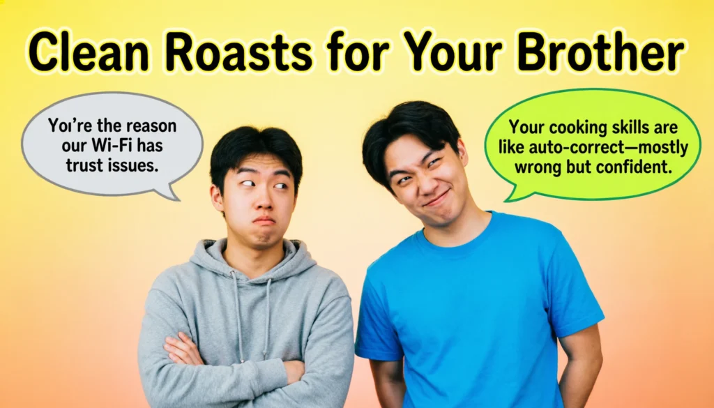 Clean Roasts for Your Brother