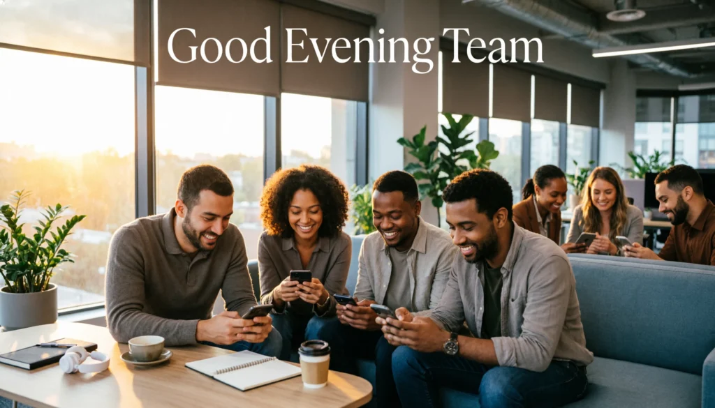 Good Evening Team Messages To Spread Positivity That Instantly Boost Morale