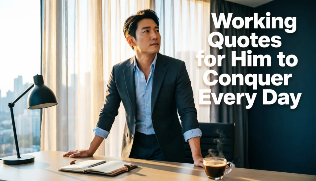 Working Quotes for Him to Conquer Every Day
