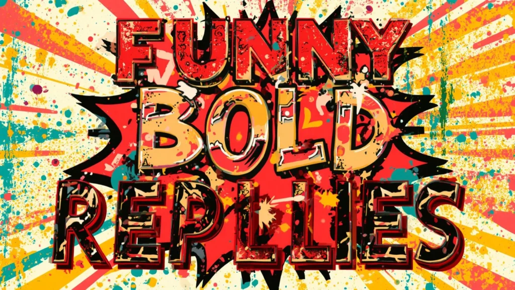 😂 Funny Bold Replies