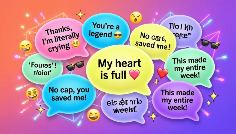 funny thank you replies