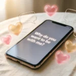 replies to why do you want to be with me