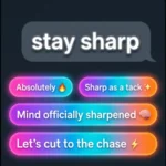 Stay Sharp Replies