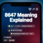 8647 meaning
