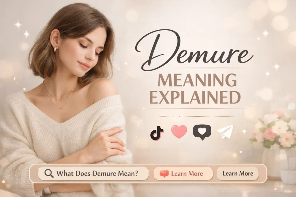 demure meaning