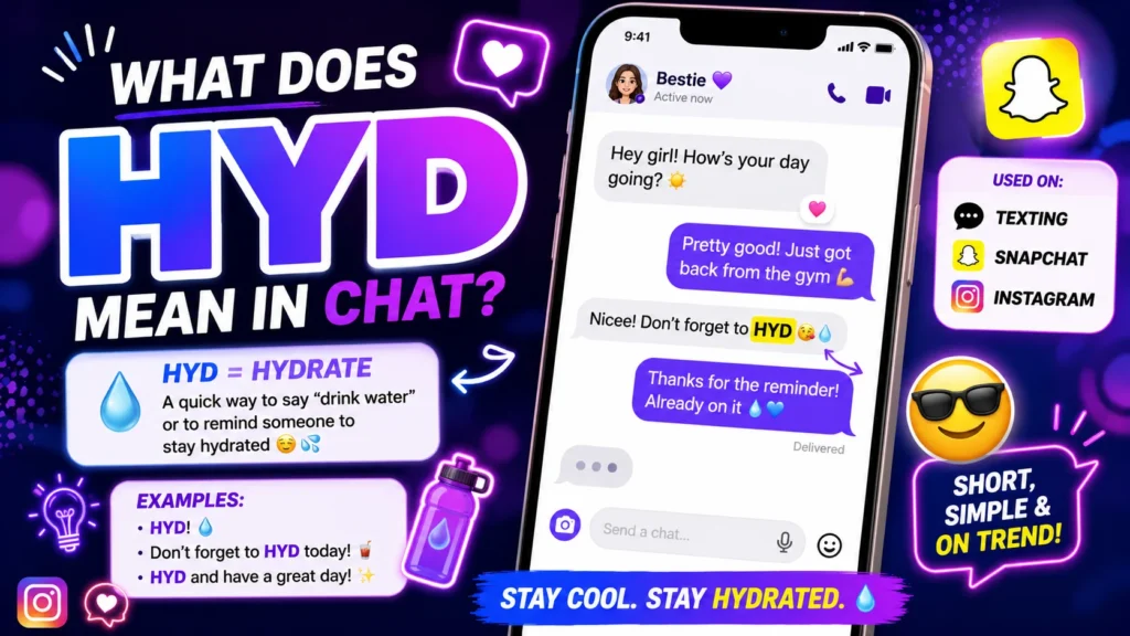 hyd meaning in chat