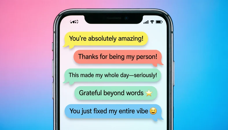 Other Ways To Say Thank You
