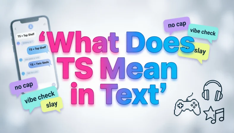 what does ts mean in text