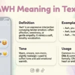 AWH Meaning in Text