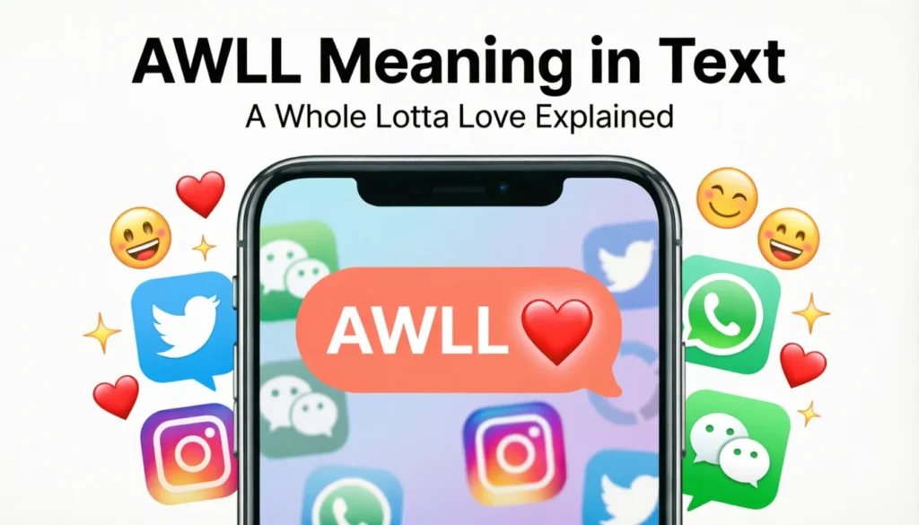 awll meaning in text