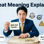 Caveat Meaning