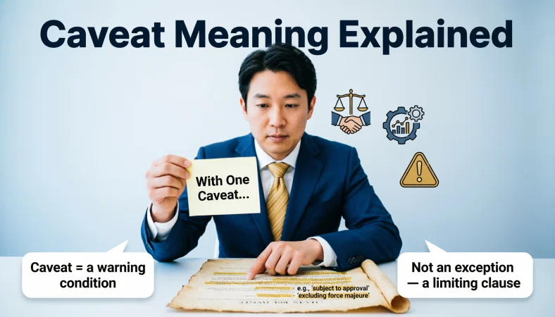 Caveat Meaning