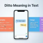 Ditto Meaning in Text