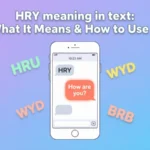 HRY Meaning in Text