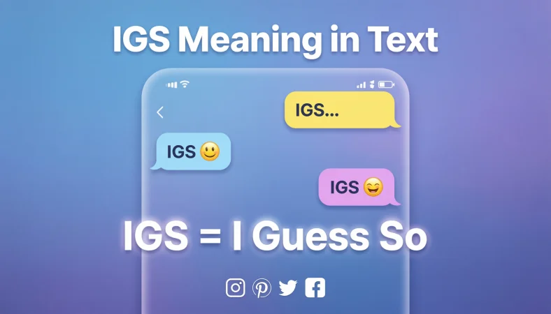 IGS Meaning in Text