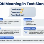 ION Meaning in Text Slang