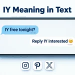 IY Meaning in Text