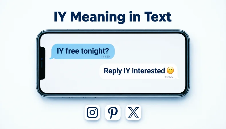 IY Meaning in Text