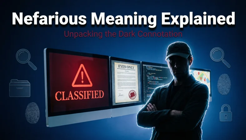 Nefarious Meaning