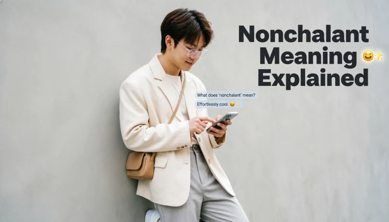 nonchalant meaning