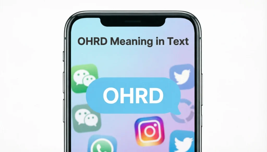 ohrd meaning in text