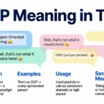 OOP Meaning in Text