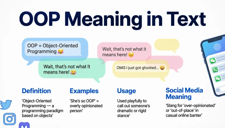 OOP Meaning in Text