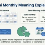 semi monthly meaning
