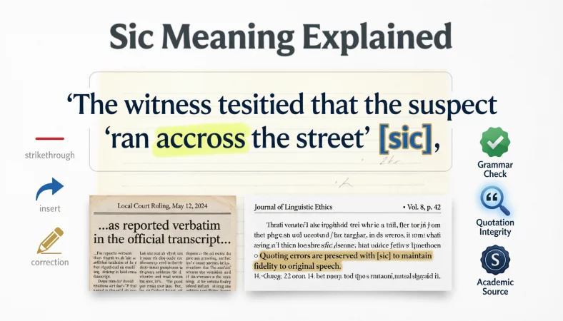 Sic Meaning