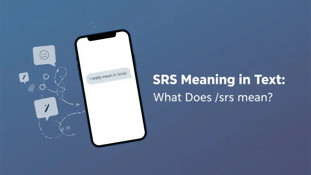 SRS Mean in Text