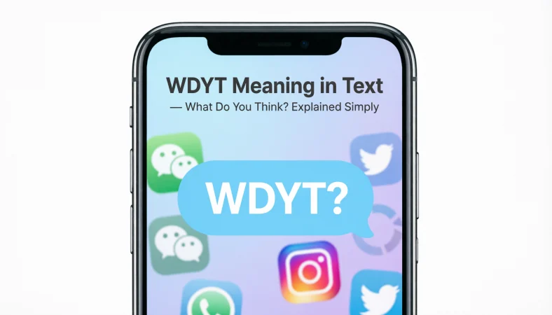 WDYT Meaning in Text