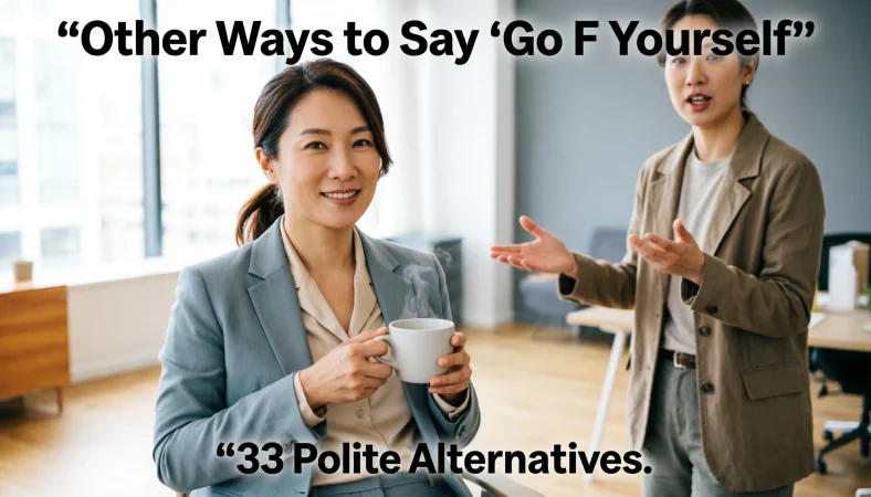 Clever Responses Instead of Saying “Go F Yourself”