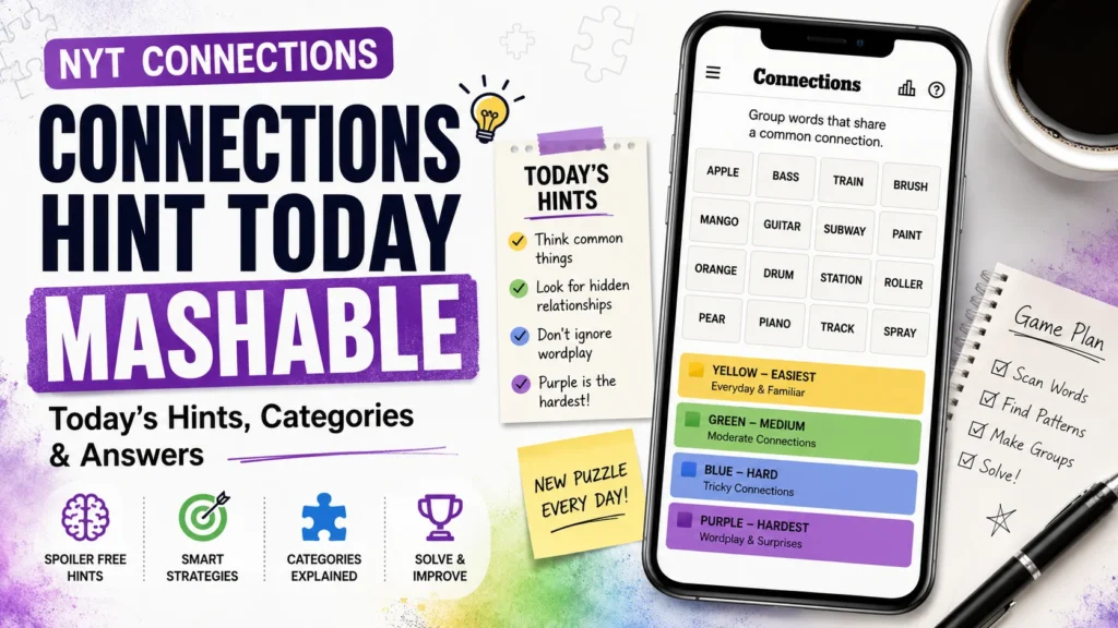 connections hint today mashable