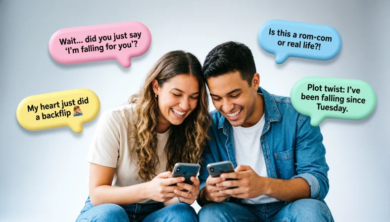 funny responses to im falling for you