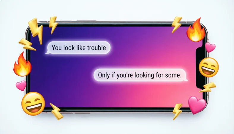How to respond to you look like trouble