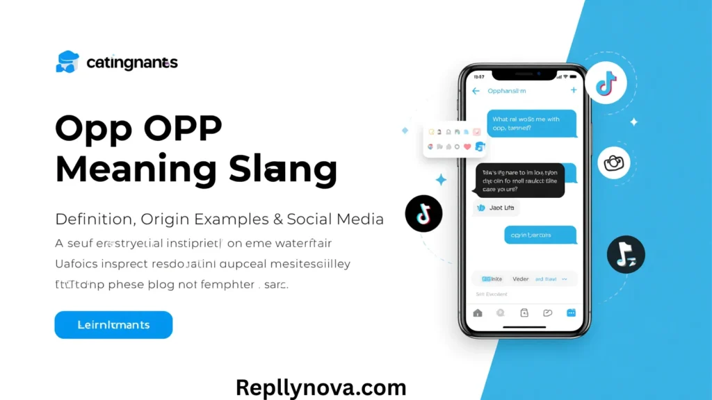opp meaning slang